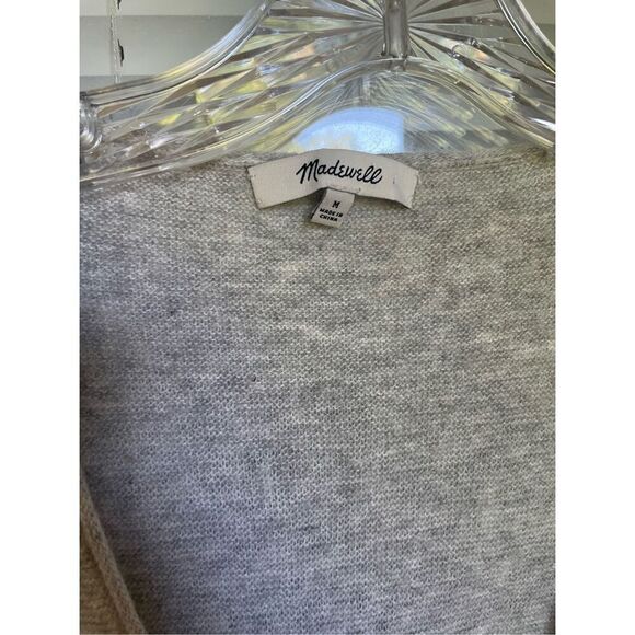 Madewell  Women’s Kimball Sweater Pullover Gray Fog Size M - Picture 7 of 12
